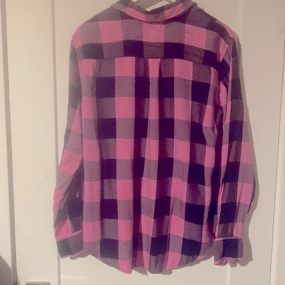 Levi’s plaid check boyfriend fit blouse - Picture 4 of 4